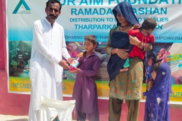 Our Aim Foundation Distributes Essential Ration Packs to 400 Deserving Families in Tharparkar