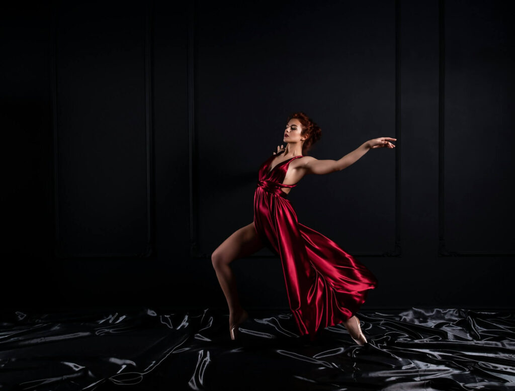 black and red