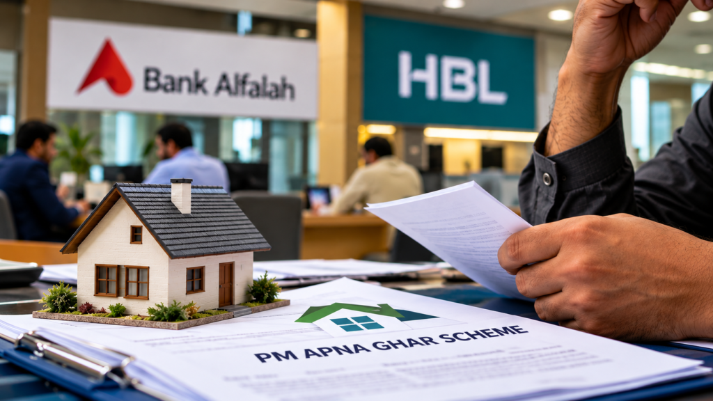 Wazir-e-Azam Apna Ghar Program: Rural access issues, months-long bank delays frustrate applicants 1 Wazir-e-Azam Apna Ghar Program applicants complain about limited Bank Alfalah housing finance services in rural areas and prolonged application delays at HBL.